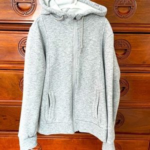 SOLD Heather Grey Figs Essential Hoodie 2.0